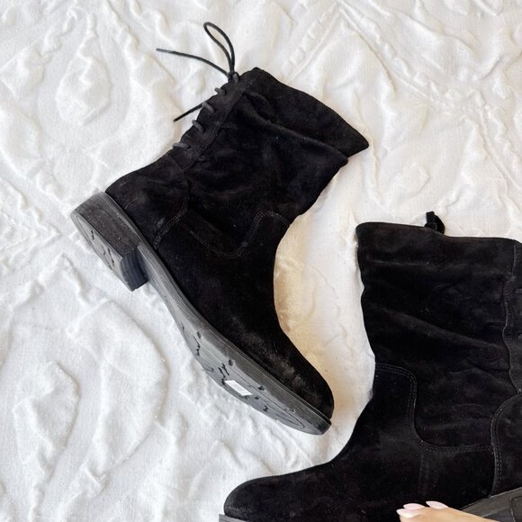 Sofft Sharnell Black Suede Low Boot Size 9.5 New - Picture 2 of 7